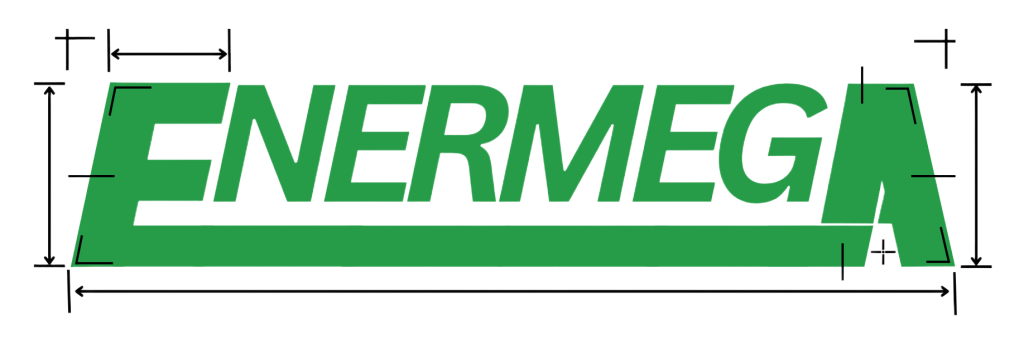 enermegos logo, pilnas, trans